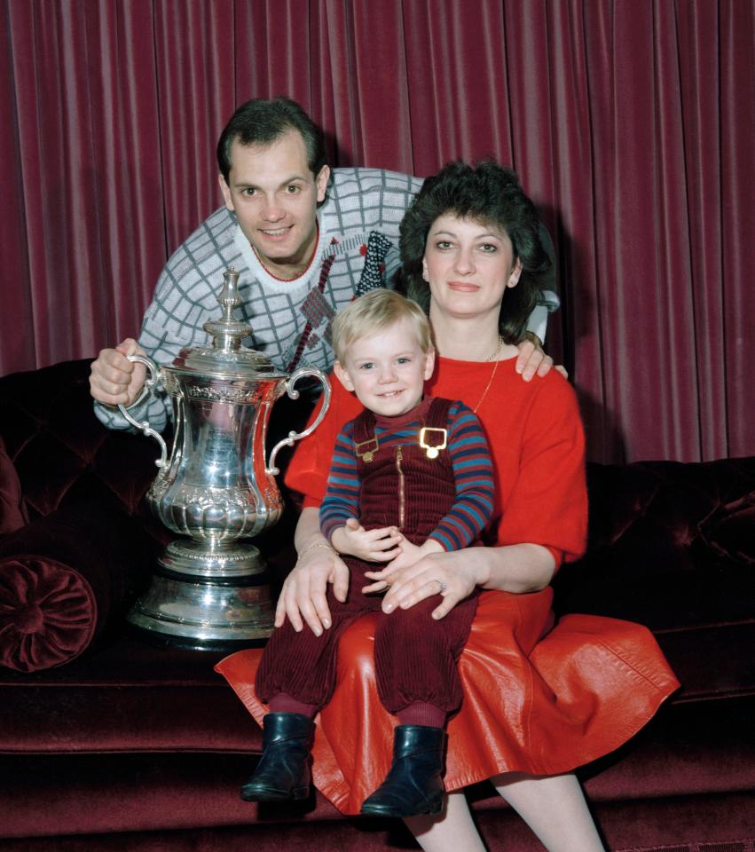 Ray Wilkins had two children with wife Jackie, Ross and Jade