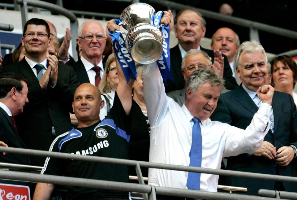 Ray Wilkins was assistant boss when Guus Hiddink led Chelsea to FA Cup glory 