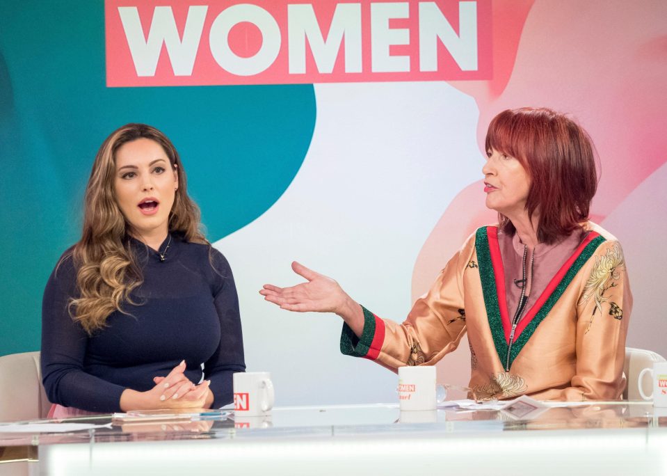  Kelly Brook hit back at Loose Women panellist Janet Street-Porter during a tit for tat argument over Bust In Britain