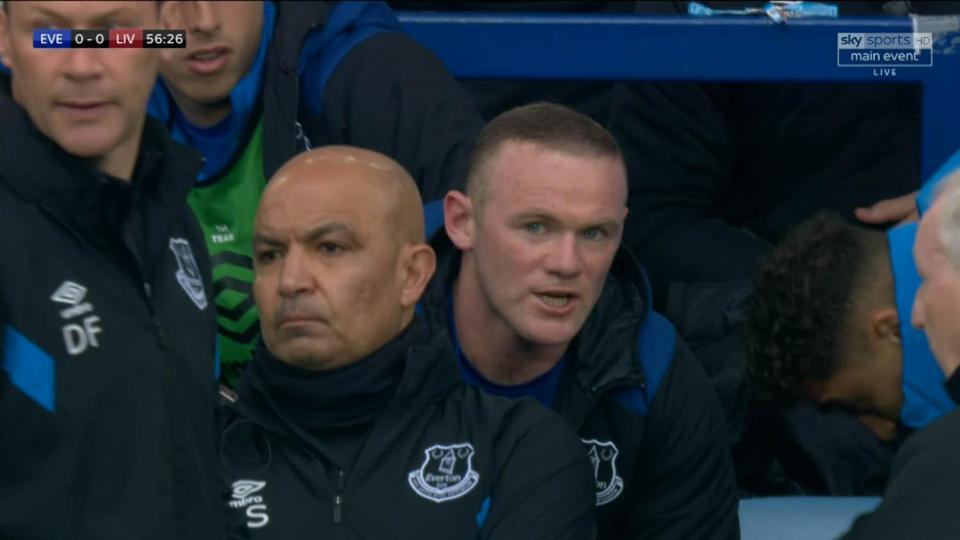  Wayne Rooney appeared to say 'it's bulls***' after he was hooked with 30 minutes still to play