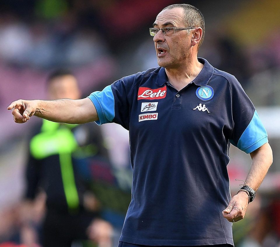  Napoli boss Maurizio Sarri is being linked with Chelsea for next season