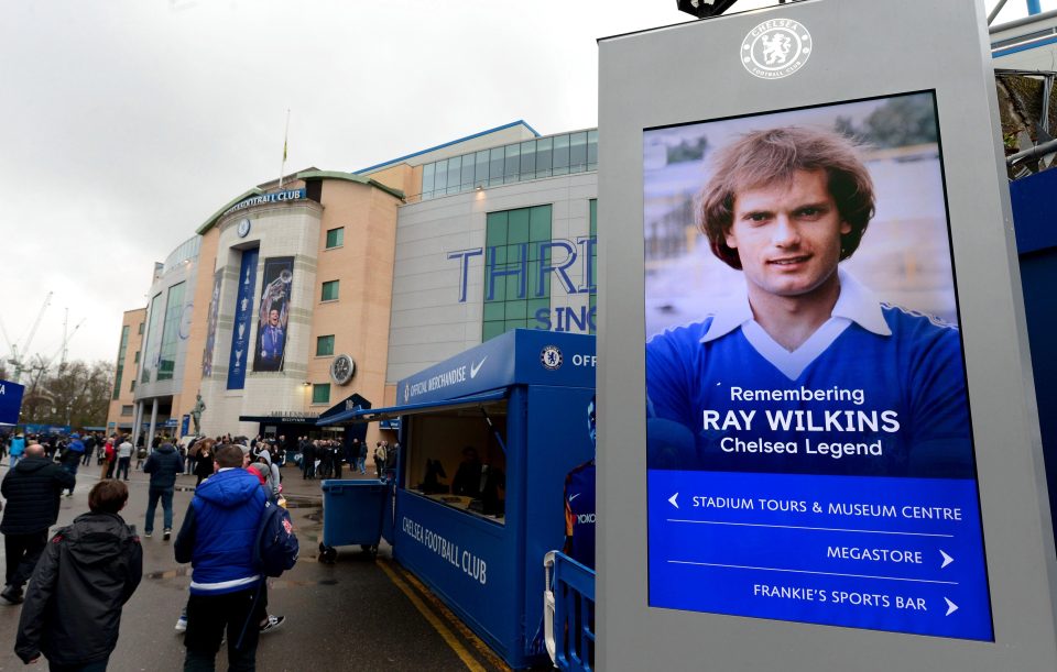 Ray Wilkins died on Wednesday after suffering a heart attack days earlier