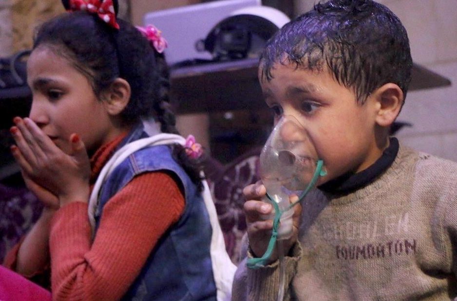 Survivors of the Douma attack are expected to suffer unpleasant side-effects for years 