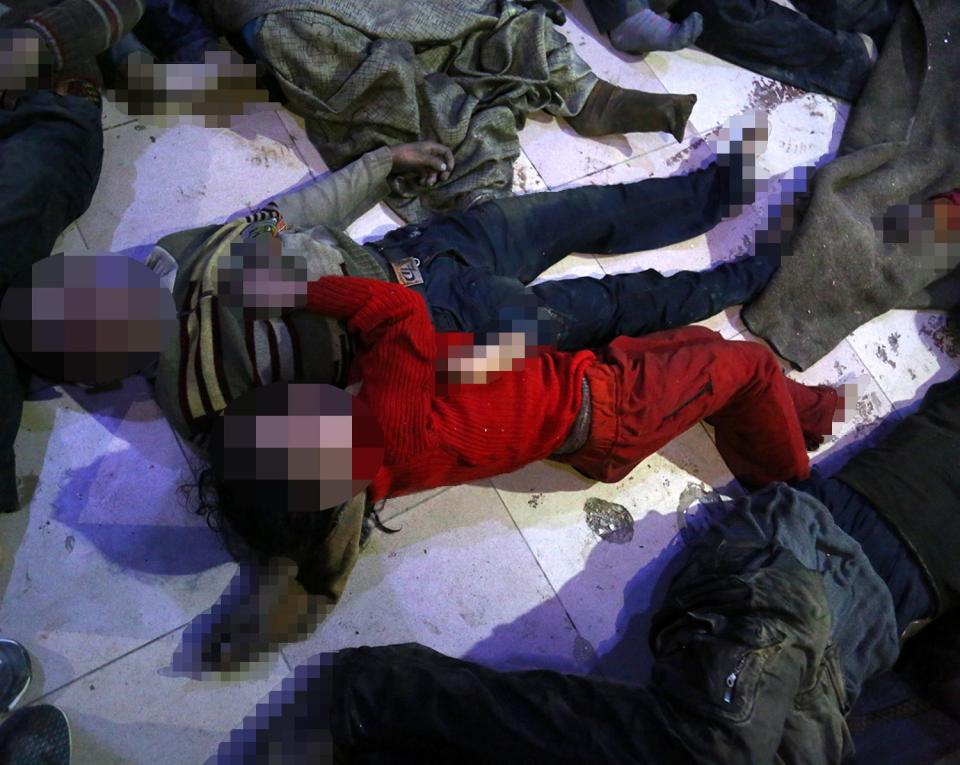  Charities have confirmed that convulsing victims have symptoms consistent with a chemical attack