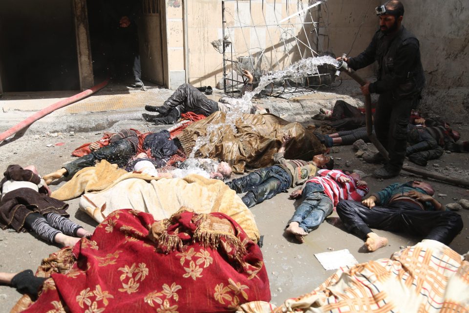  Over 70 people, including children are believed to have been killed in the attack