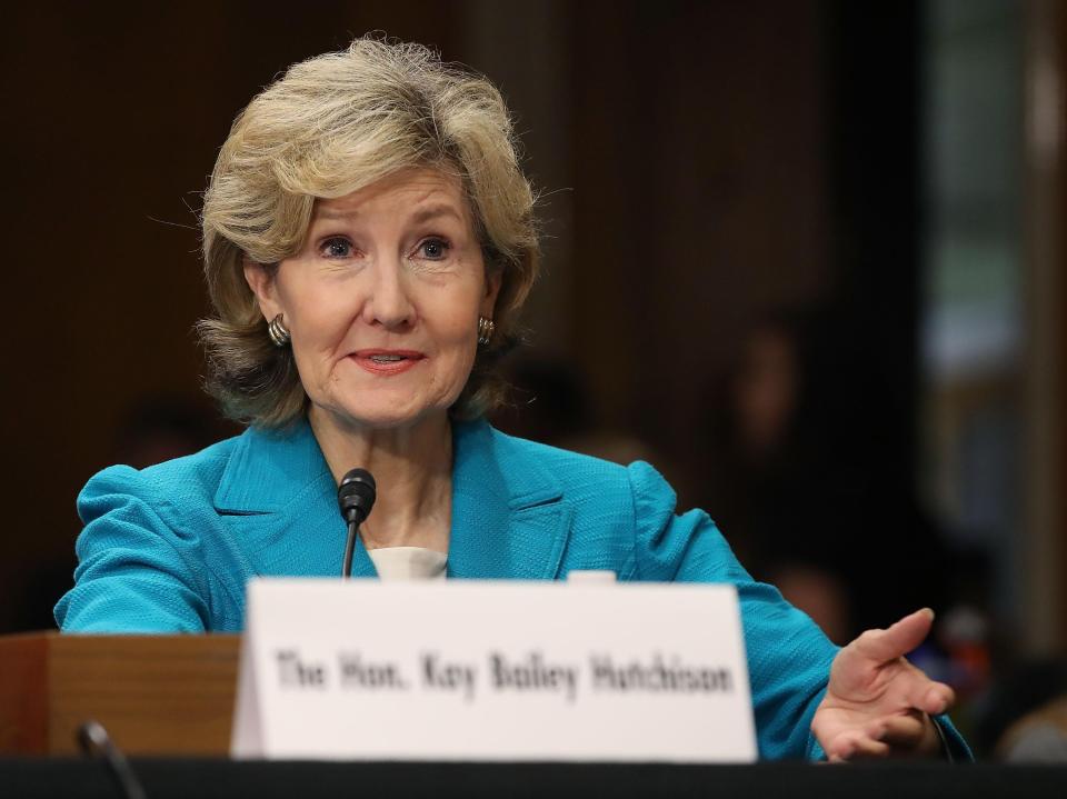  Kay Hutchison described the attack on Douma as genocide