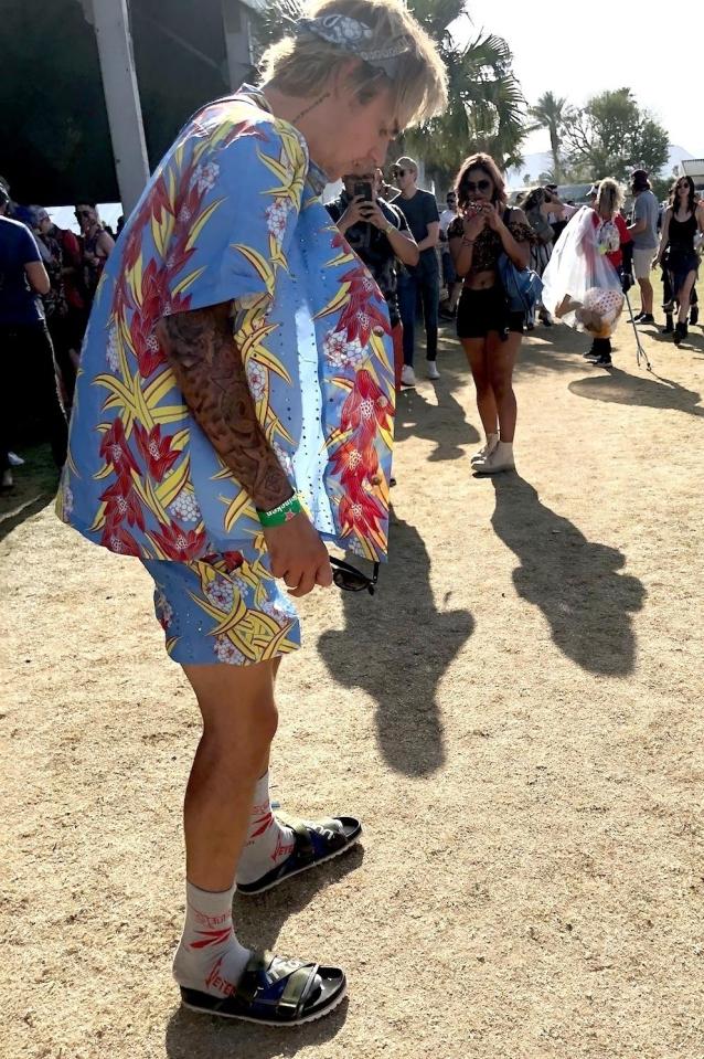  Justin Bieber's fashion choice at Coachella was interesting