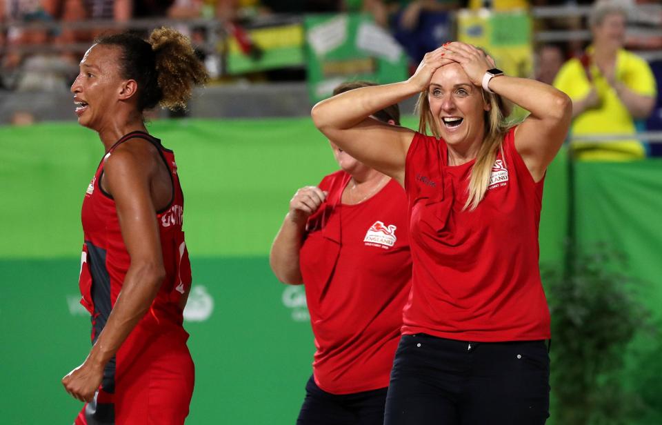  Netball coach Tracey Neville, pictured, spoke of her pride after her team took gold