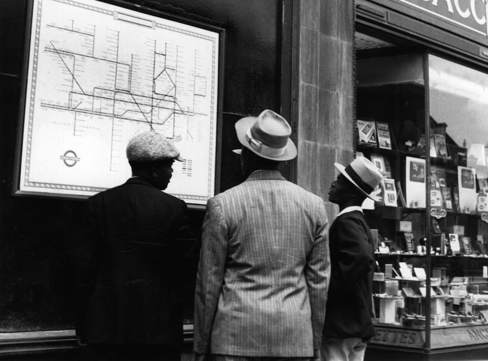  Navigating the London Underground when they got to Britain - many found their way to Clapham