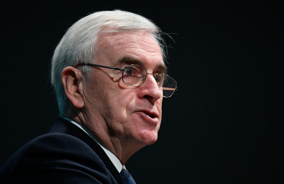  Shadow Chancellor John McDonnell said he wanted a 'new start' between the party and business