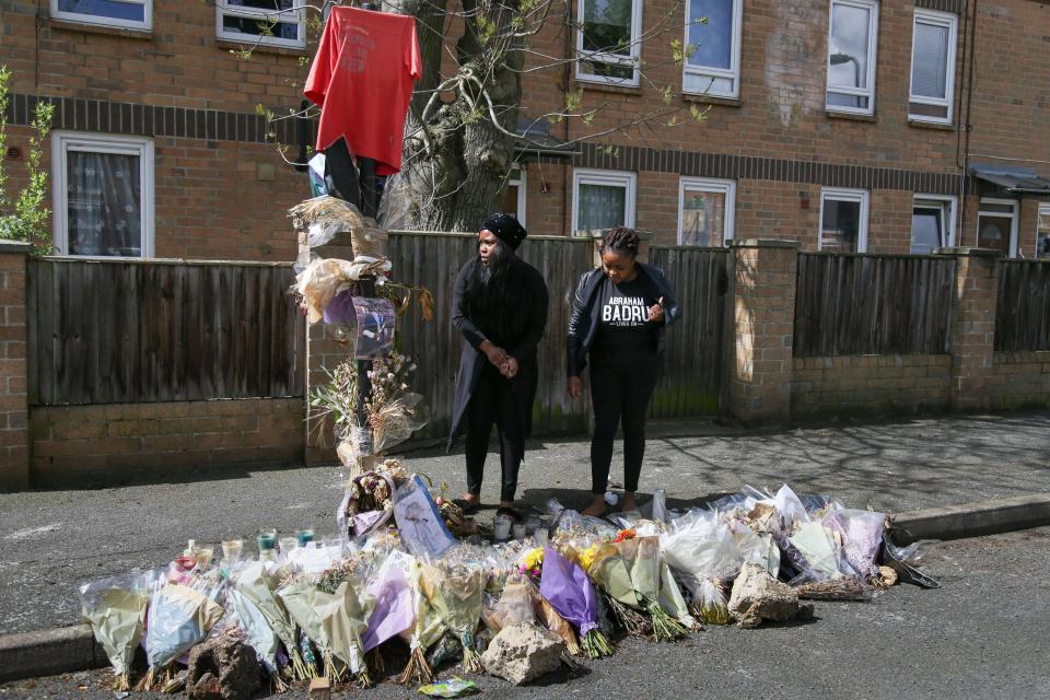 The hero's mum says she knows in her heart that his murder is connected