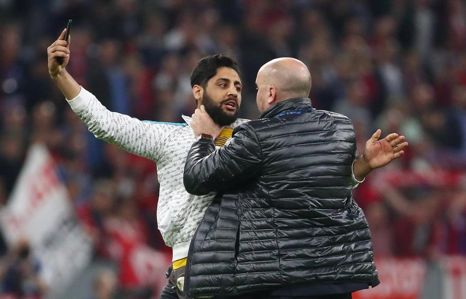 Despite his pleading, there was no chance of getting another snapshot pitchside and it was time for home