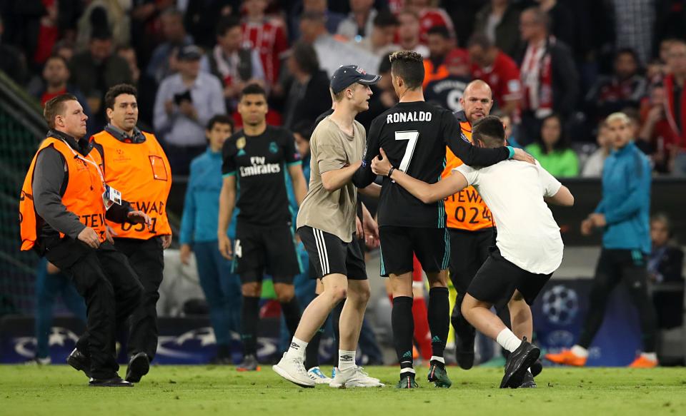 Unsurprisingly, a selfie with Cristiano Ronaldo would take a special pride of place - and these fans knew it