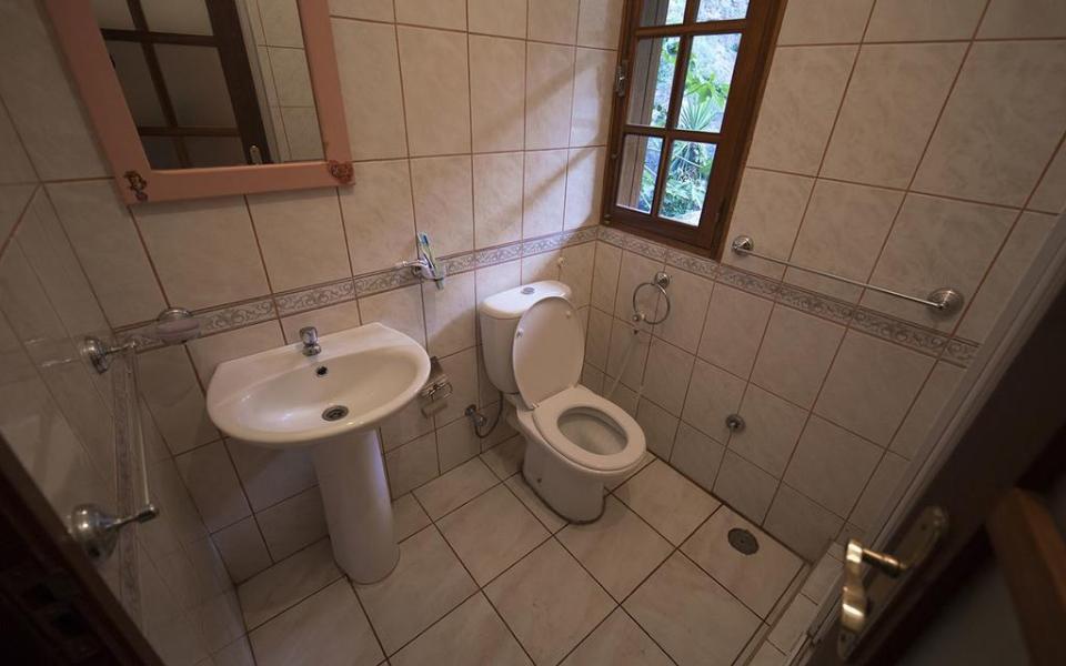 The manager of the guest house told of how he found them slumped in their bathroom