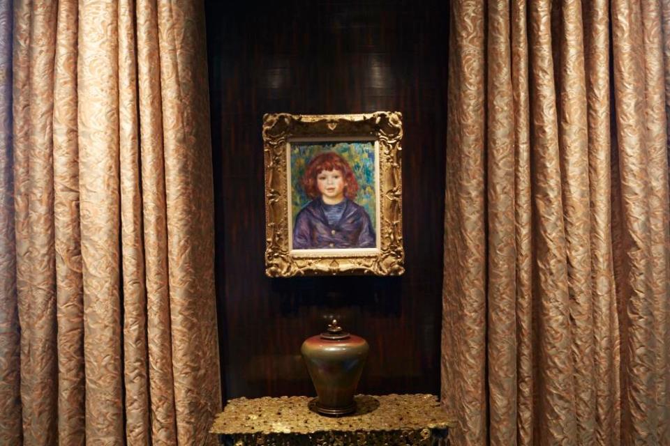  The businessman owns the Portrait of Pierre Renoir in a Sailor suit - a priceless masterpiece