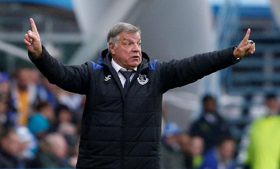 Sam Allardyce and some of the Everton fans are miles apart in their opinions
