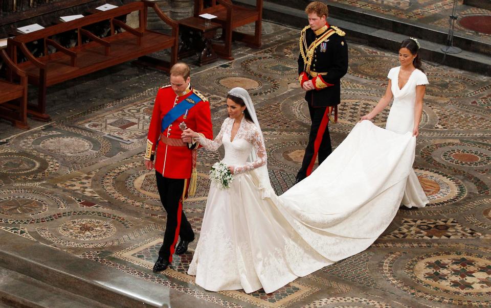  Kate Middleton and Prince William tied the knot seven years ago, in London's Westminster Abbey