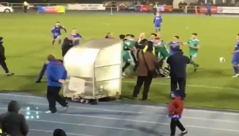  Cork had Garry Buckley dismissed as well as sub Steven Beattie and then manager John Caulfield