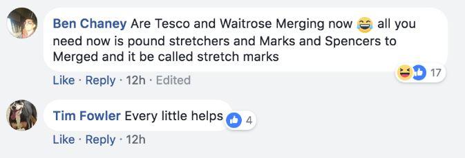  Facebook users were quick to poke fun at the unlikely scenes