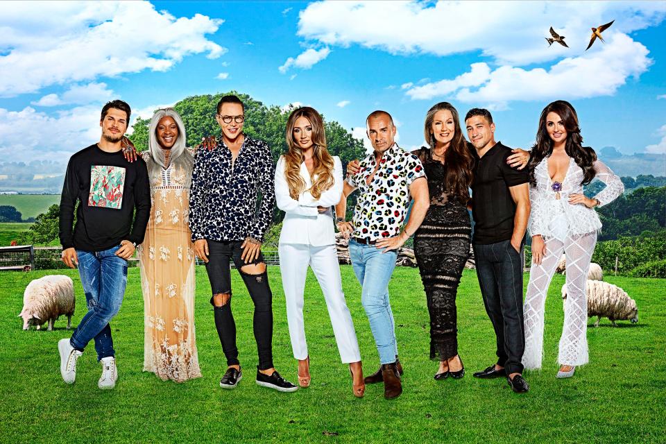 The Celebs On The Farm line-up