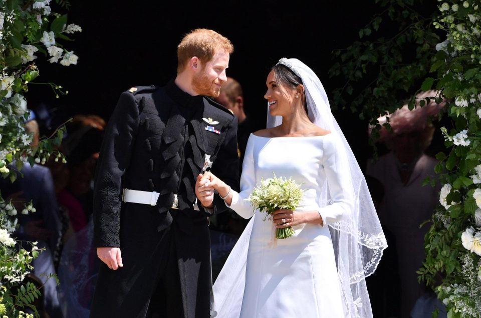  Prince Harry paid tribute to his new bride  just hours after leaving the wedding ceremony in Windsor