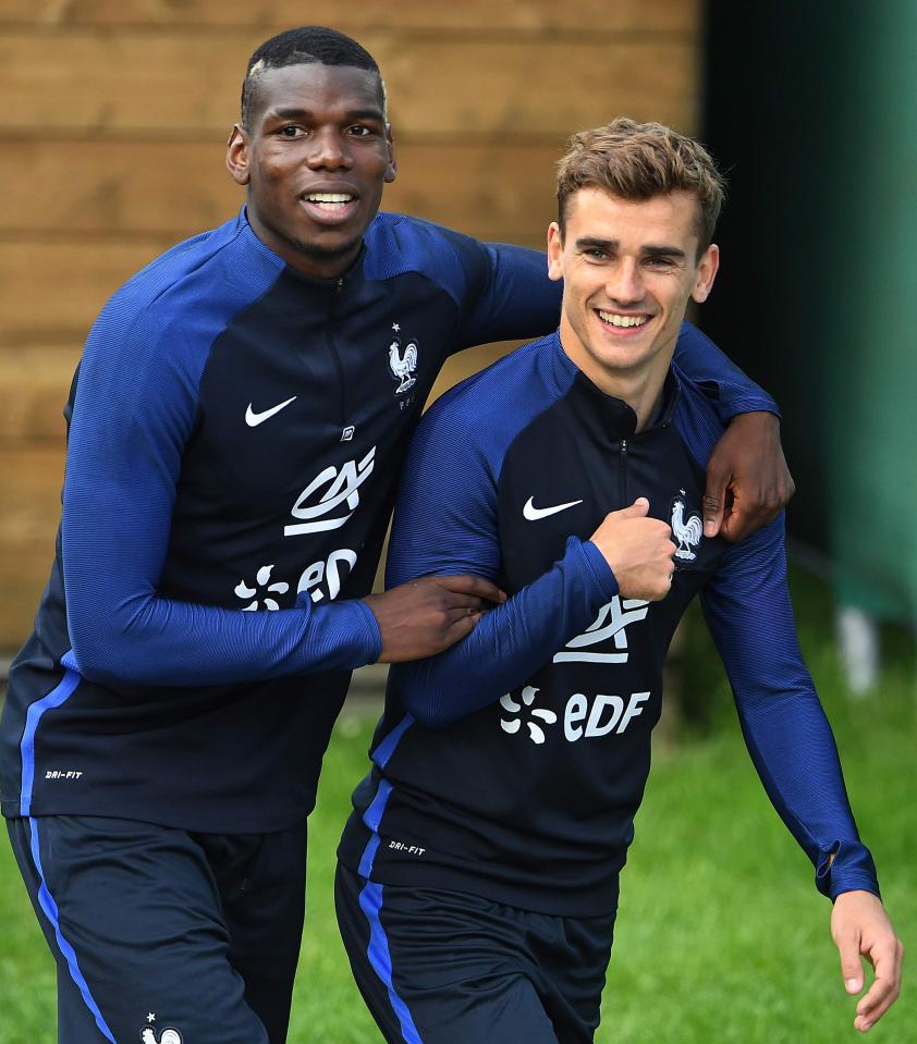  Paul Pogba and Antoine Griezmann are the key men for France at the World Cup