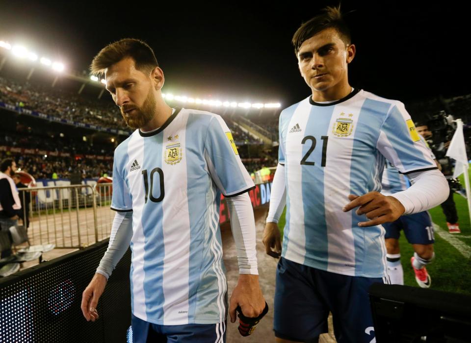  Lionel Messi and Paulo Dybala will be hoping for Argentinian success in Russia
