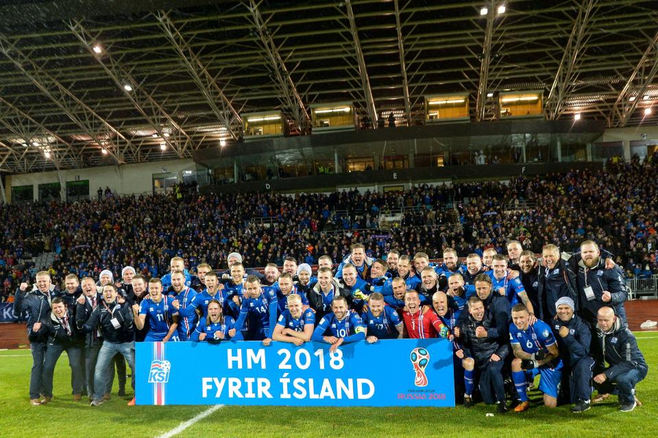 Iceland celebrate sealing qualification against Kosovo