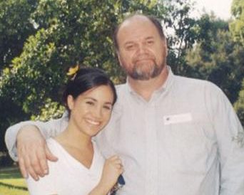 Meghan was expected to be walked down the aisle by her dad Thomas Markle Sr