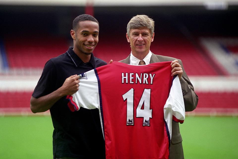  Henry signed for Arsenal in 1999