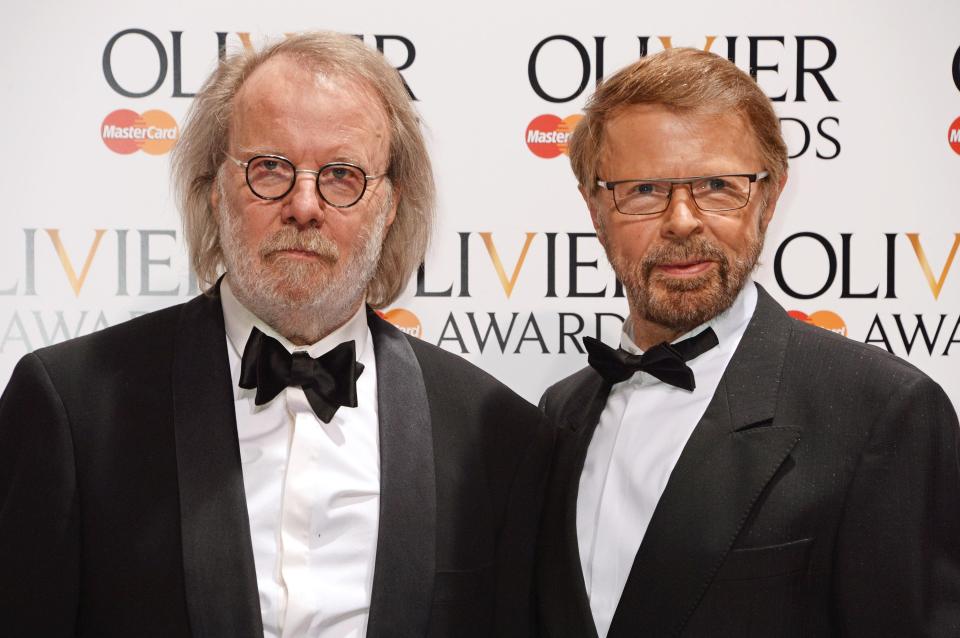 ABBA's Bjorn and Benny say they're not worried about chart success anymore - and simply want to have fun in the studio