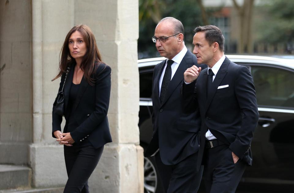 Dennis Wise and Theo Paphitis also attended Ray Wilkins' memorial on Tuesday