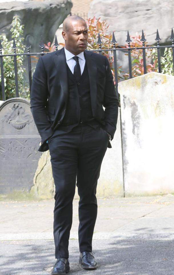 Ray Wilkins' fellow QPR legend Les Ferdinand was also spotted at Tuesday's ceremony