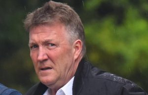 Dennis arriving at the Southampton Magistrates Court yesterday