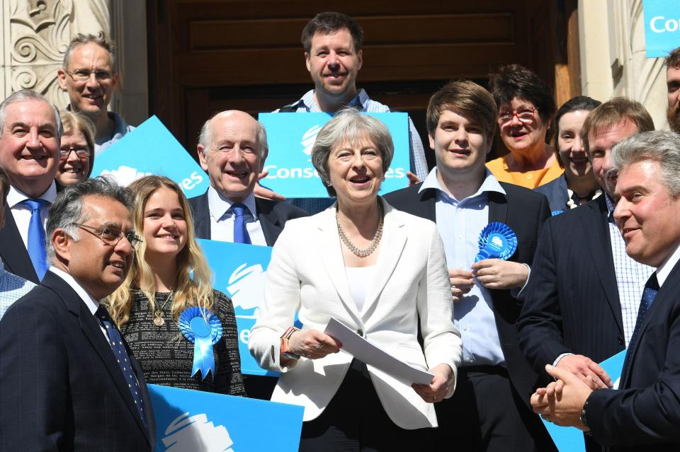  Theresa May claimed Labour had failed in the local elections