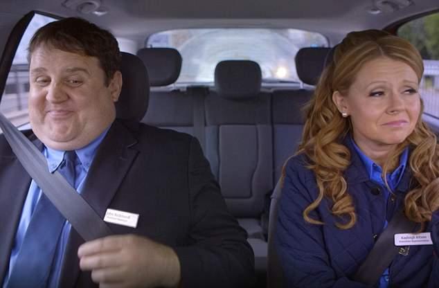  The hit series starred Peter Kay and Sian Foulkes as two colleagues who shared a lift to work everyday