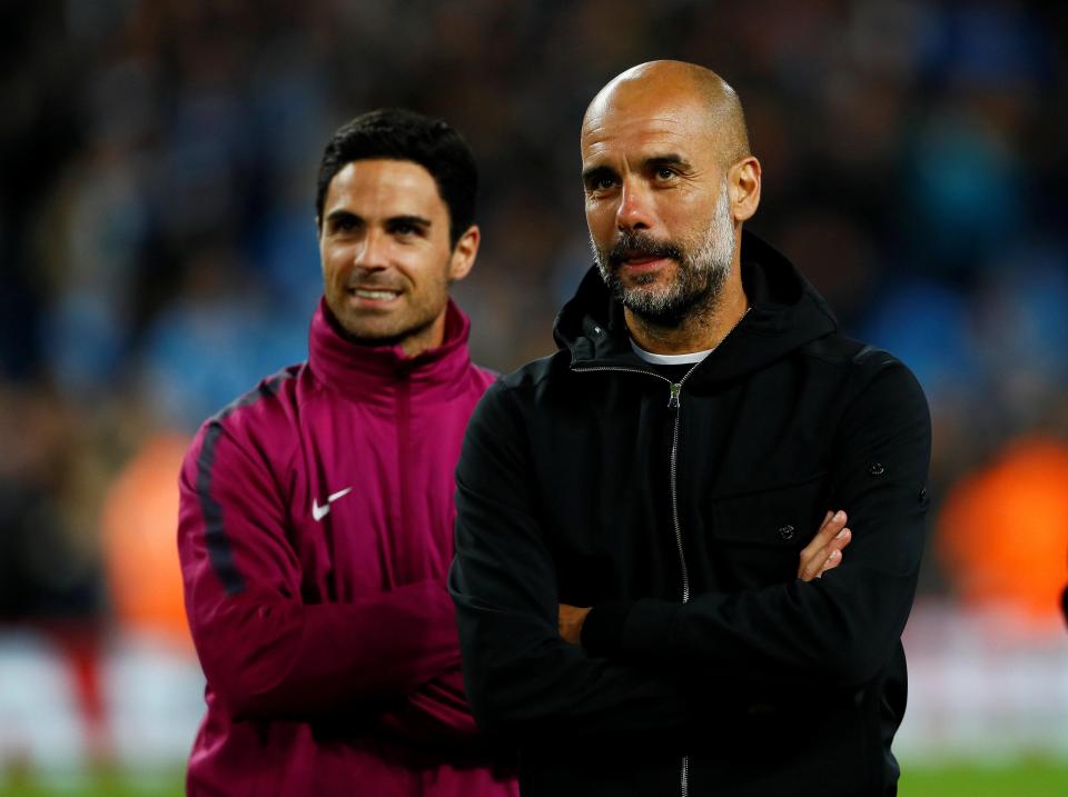 Mikel Arteta has served as Pep Guardiola's No2 this season