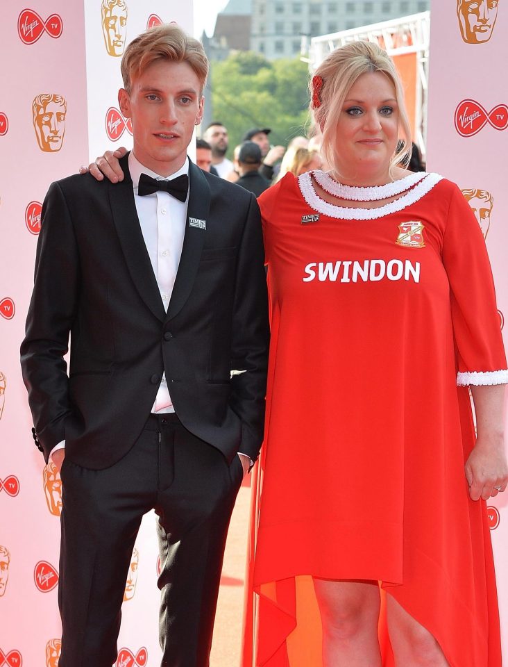  With her brother, Charlie, who stars alongside her as Kurtan in This Country