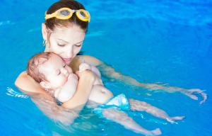 A London mum was shocked to be told by TUI that they had banned babies in waterproof nappies from their Marella cruise ship pools (stock pic)
