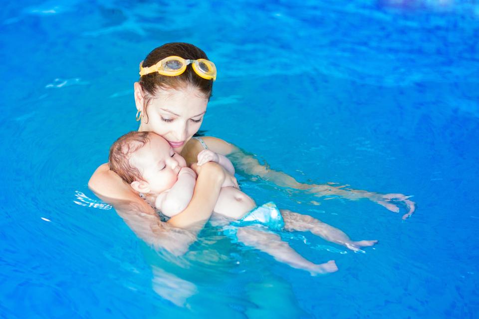 A London mum was shocked to be told by TUI that they had banned babies in waterproof nappies from their Marella cruise ship pools (stock pic)