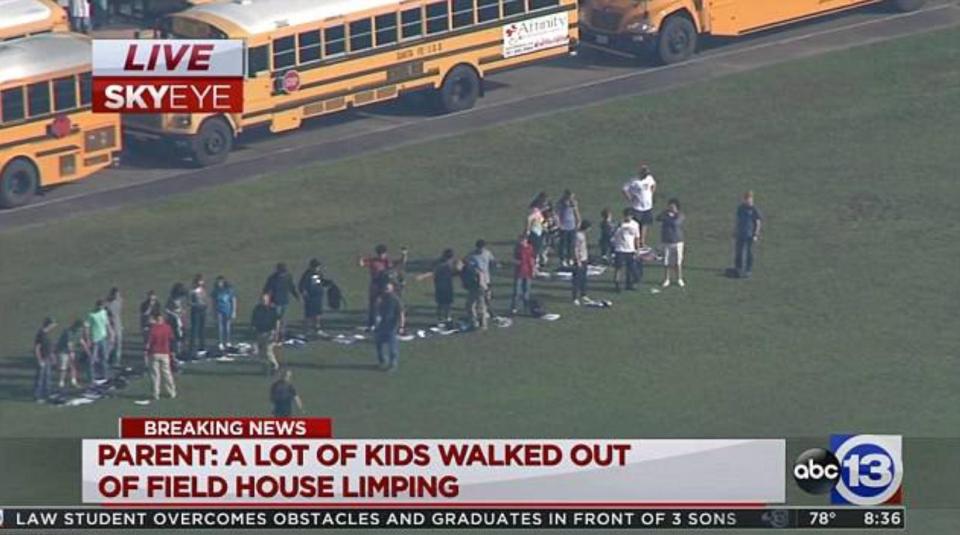  Witnesses said the shooter started firing 'everywhere' at Santa Fe High School