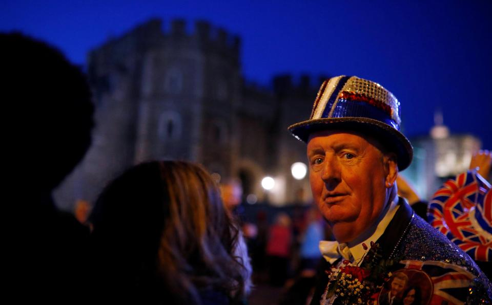  Many were showing off Union Jack-inspired jackets and hats