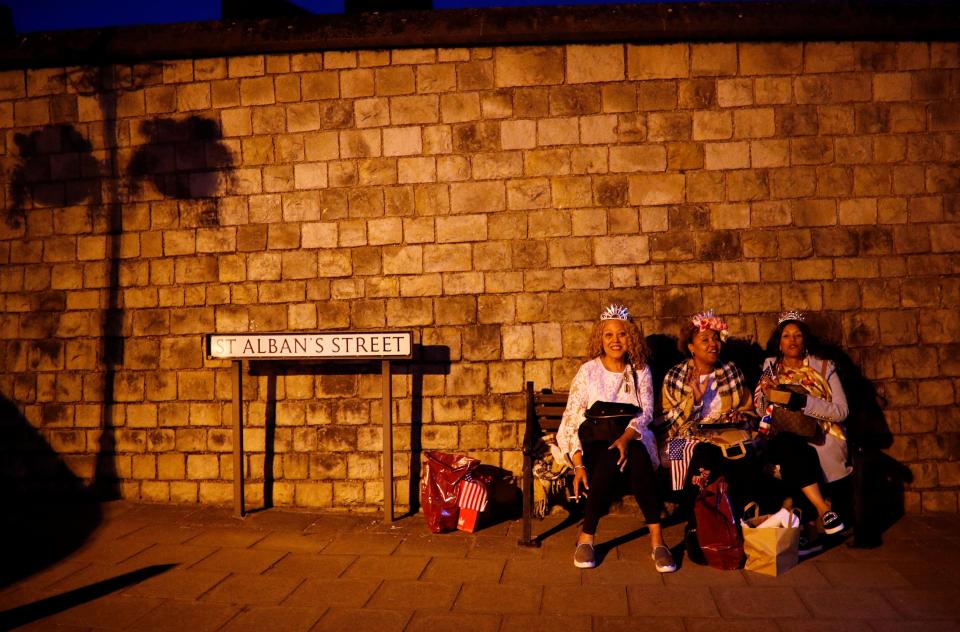  Several spent the night on park benches