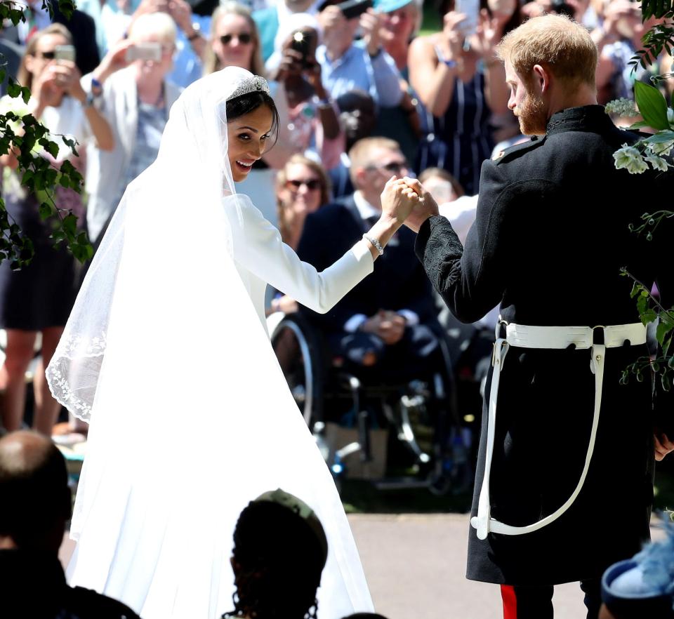  The veil was similar to one the Queen wore