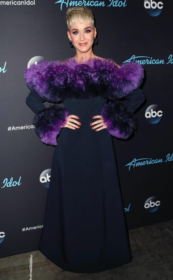 Katy Perry's Idol look from the same evening