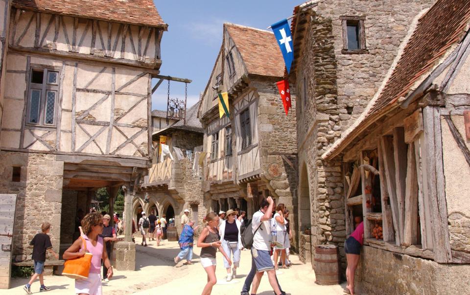  And pause for a moment for a stroll through an authentic-looking Medieval village