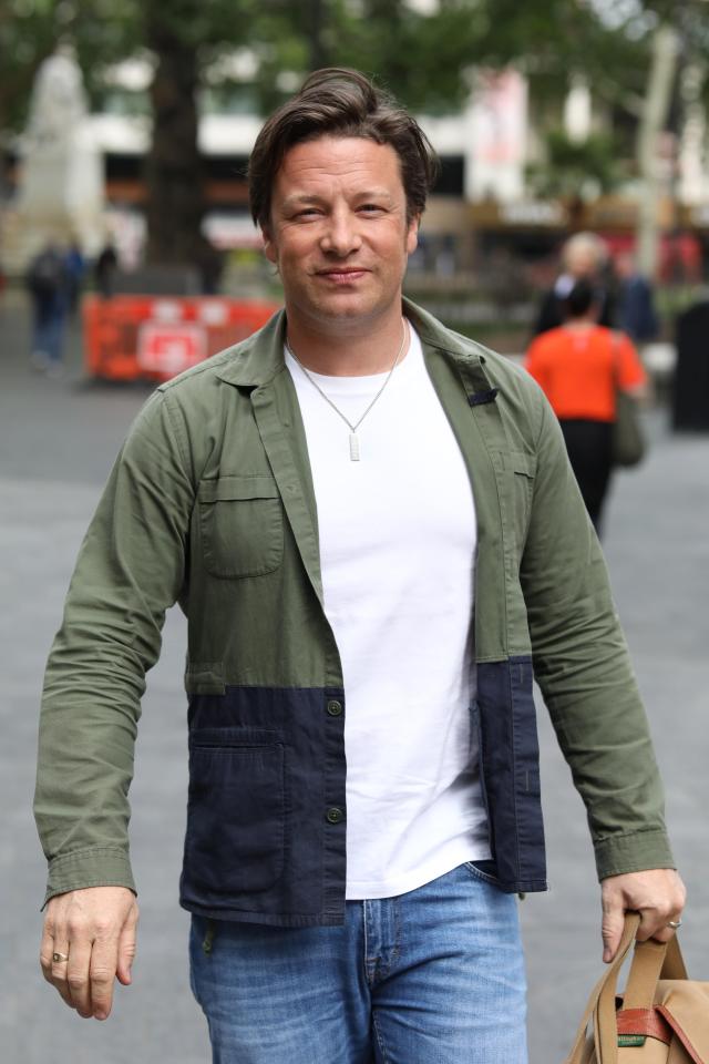  Celebrity chef Jamie Oliver likes nothing better than rubbing in a bit of pure olive oil