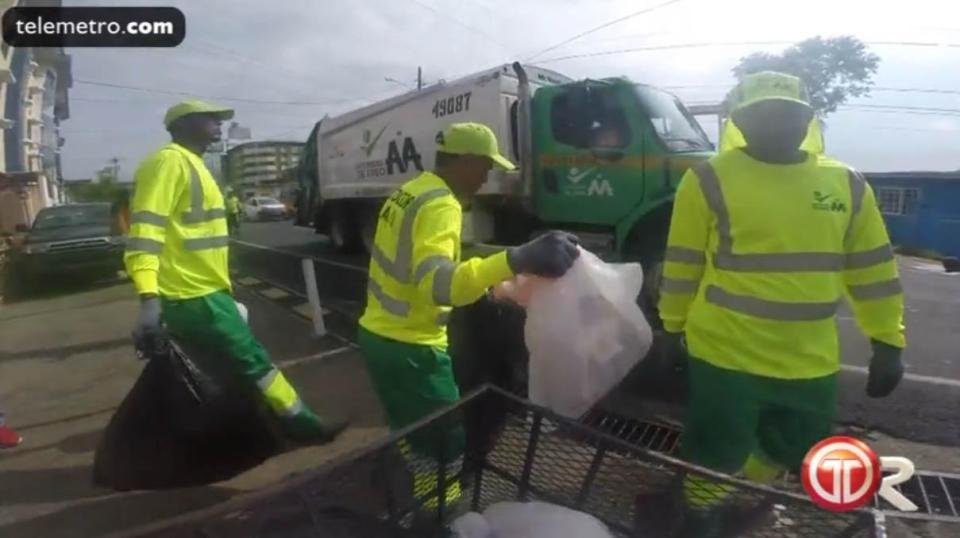 Gabriel Victoria has been a binman in Panama City for the last 25 years