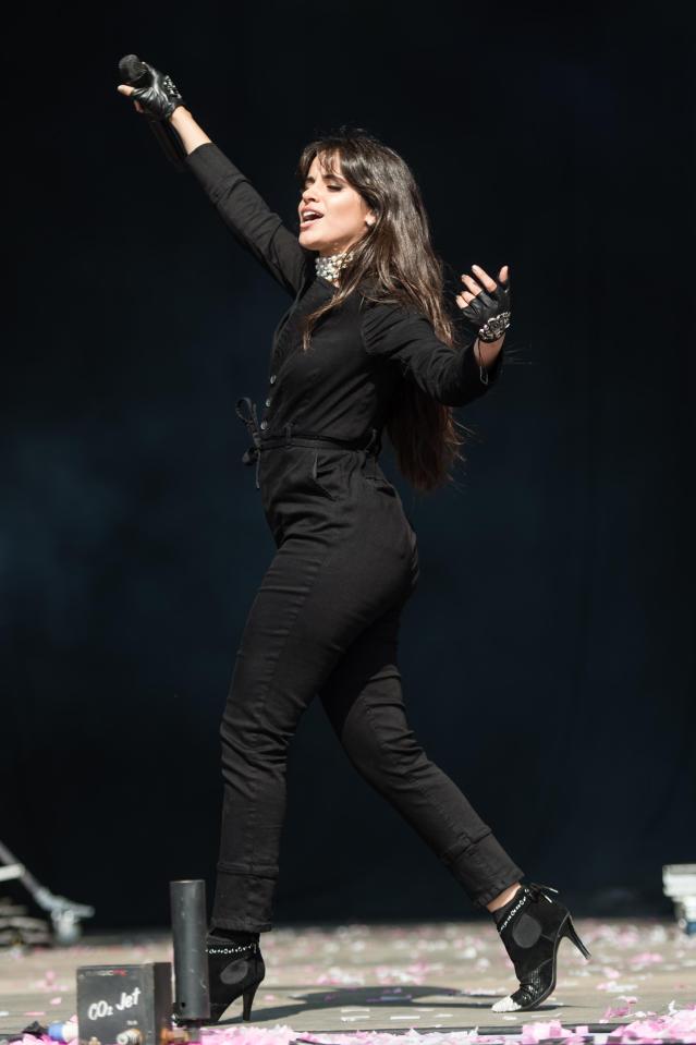  The singer performed her huge hit Havana to the crowd in Swansea
