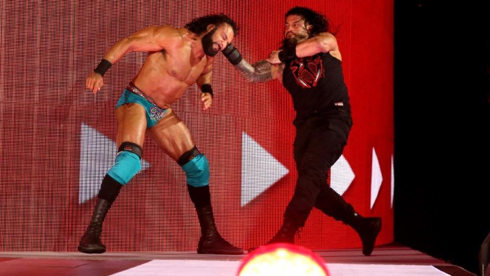  Jinder Mahal was beaten up by Roman Reigns but UK fans just loved him for trying